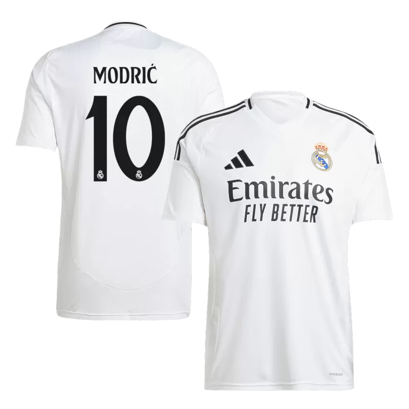 MODRIĆ #10 Maglia Home Real Madrid 2024/25 - Bianco